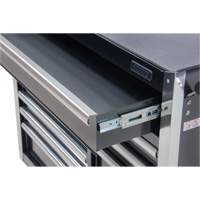 Industrial Tool Cart, 11 Drawers, 41" W x 18-3/4" D x 39-1/3" H, Black OCP Construction Supplies