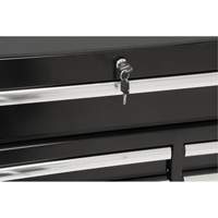 Industrial Tool Cart, 11 Drawers, 41" W x 18-3/4" D x 39-1/3" H, Black OCP Construction Supplies