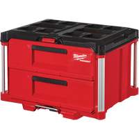 Boîte &agrave; outils avec 2 tiroirs Packout, 16-1/3" x 14-1/3" x 22-1/5", Rouge OCP Construction Supplies