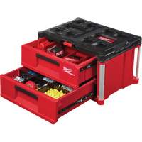 Boîte &agrave; outils avec 2 tiroirs Packout, 16-1/3" x 14-1/3" x 22-1/5", Rouge OCP Construction Supplies