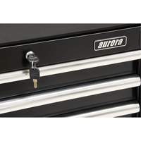 Chariot &agrave; outils industriel, 3 tiroirs, 29-4/5" la x 21-1/5" p x 38-4/5" h, Noir OCP Construction Supplies