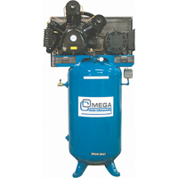 Compresseurs d'air s&eacute;rie industrielle - Compresseurs verticaux - Deux &eacute;tages, 66,6 gal. (80 gal. US) OCP Construction Supplies