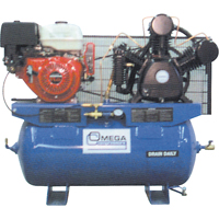 Compresseurs d'air s&eacute;rie industrielle - Compresseurs &agrave; moteur, 25 gal. (30 gal. US) OCP Construction Supplies