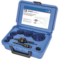 Coffret de scies-cloches haut de gamme pour &eacute;lectriciens, 8 morcea OCP Construction Supplies
