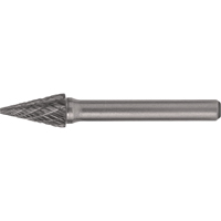 Fraises au carbure solide - Forme conique pointue CLEVELAND, SM-6, 5/8" dia., 1/4" Tige, 1" Prof. de la coupe OCP Construction Supplies