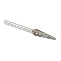 Fraises au carbure solide - Forme conique, extr&eacute;mit&eacute; rayon de 14° CLEVELAND, 1/4" Tige OCP Construction Supplies