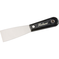 Putty Knife Stiff, Steel Blade, 1-1/2" Wide, Polypropylene Handle OCP Construction Supplies