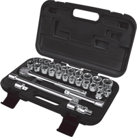 Jeu de douilles SAE/m&eacute;triques, 29 Mcx, Prise de 1/2" OCP Construction Supplies