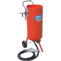 Pressure Abrasive Sandblasters, 6-25 CFM, 8.3 Gal. (10 US Gal) Tank OCP Construction Supplies