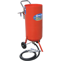 Pressure Abrasive Sandblasters, 6-25 CFM, 16.6 Gal. (20 US Gal) Tank OCP Construction Supplies