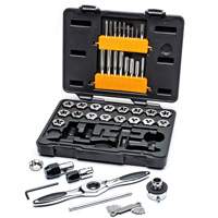 Jeu de tarauds et fili&egrave;res SAE &agrave; cliquet, 42 Morceaux OCP Construction Supplies