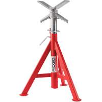 Supports de tuyaux abaiss&eacute; en V no VJ-98, 51-96 cm R&eacute;glage de la hauteur, 12" Capacit&eacute; max. de tuyau, 2500 lb Capacit&eacute; de charge max. OCP Construction Supplies