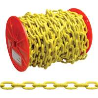 Proof Coil Chain, Low Carbon Steel, 3/16" x 100' (30.4 m) L, Grade 30, 800 lbs. (0.4 tons) Load Capacity OCP Construction Supplies