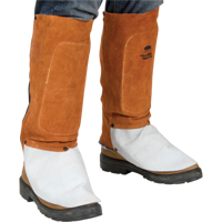 Leather Spats, 14" L, Lava Brown OCP Construction Supplies