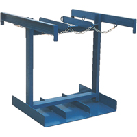 Cylinder Caddy, Rubber Wheels, 35" W x 38" L Base, 500 lbs. OCP Construction Supplies
