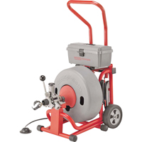Drum Machine #K-6200 with#C-24-IW Cable, Electric, 5/8" x 100' OCP Construction Supplies
