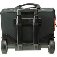 Tradesman Pro Rolling Tool Bag, Ballistic Polyester, 24 Pockets, Black/Orange OCP Construction Supplies