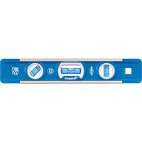 Niveau torpille True Blue, 9" lo, Aluminium, 3 fioles, Magn&eacute;tique OCP Construction Supplies