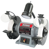 Bench Grinder, 8" Wheel Diameter, 1/2 HP, 1750 RPM OCP Construction Supplies