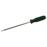 Square Screwdriver, #1 Tip, Round, 12-1/4" L, Plastic Handle OCP Construction Supplies