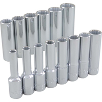 Jeu de douilles, 14 Mcx, Prise de 3/8", Profond OCP Construction Supplies