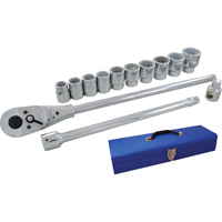 Jeu de douilles et accessoires, 15 Mcx, Prise de 3/4" OCP Construction Supplies