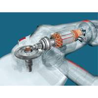 Grande meule angulaire &agrave; haute performance, 9", 120 V, 15 A, 6500 Tr/min OCP Construction Supplies