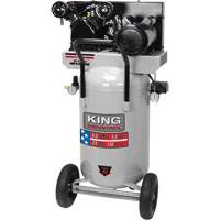 Air Compressor, Electric, 24 Gal. (29 US Gal), 150 PSI, 120/1/240/1 V OCP Construction Supplies