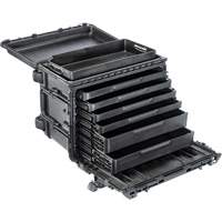 Armoire &agrave; outils mobile Gen 2, 24" la, 6 tiroirs, Noir OCP Construction Supplies