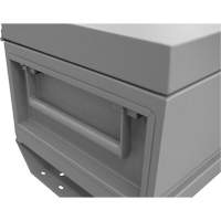 Boîte de rangement pour le chantier, 32" x 19" x 17-13/16", Acier, Gris OCP Construction Supplies
