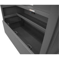 Boîte de rangement pour le chantier, style piano, 60-1/2" la x 34-3/4" p x 49-3/8" h, Gris OCP Construction Supplies