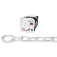System 3 Anchor Lead Proof Coil Chain, Low Carbon Steel, 5/16" x 75' (22.9 m) L, Grade 30, 1900 lbs. (0.95 tons) Load Capacity OCP Construction Supplies