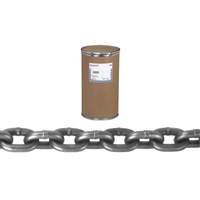 System 8 Cam-Alloy Chain, Alloy Steel, 1-1/4" x 60' (18.3 m) L, Grade 80, 72300 lbs. (36.15 tons) Load Capacity OCP Construction Supplies