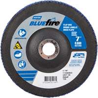 BlueFire R884P Coarse Grit Flap Disc, 7" x 7/8", Type 27, 80 Grit, Zirconia Alumina OCP Construction Supplies