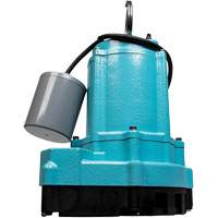 9EC Series Effluent Pump, 70 GPM, 115 V, 7.5 A, 4/10 HP OCP Construction Supplies