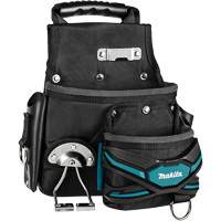 TH3 Roofer & General-Purpose Pouch, Multiple Tool Holder, Leather/Polyester/Polypropylene, 2 Pockets OCP Construction Supplies