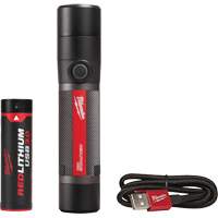Lampe de poche compacte compatible USB, DEL, 800 lumens, Piles Rechargeable OCP Construction Supplies