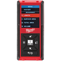 Laser Distance Meter, 0' - 330' (0 m - 100.6 m) Range, Digital (Electronic) OCP Construction Supplies