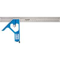 True Blue&reg; Combination Square, 12" L, Stainless Steel, Plain OCP Construction Supplies