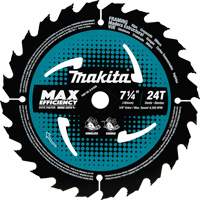 Carbide-Tipped Max Efficiency Framing Circular Saw Blade, 7-1/4", 24 Teeth, Wood Use OCP Construction Supplies