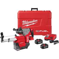 M18 Fuel SDS Plus Rotary Hammer with Hammervac Dust Extractor Kit, 18 V, 1-1/8" - 3", 800 RPM OCP Construction Supplies