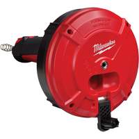 Trapsnake Auger with Cable Drive Automatic Feed & Retract, Powered, 25' Cable Length, 1/4" Cable Diameter OCP Construction Supplies
