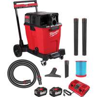 Aspirateur sec/humide sans fil &agrave; bloc-pile double M18 Fuel, 18 V, Capacit&eacute; 12 gal. OCP Construction Supplies