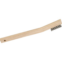 3MHSS Mini Wire Scratch Brush, Stainless Steel, 3 x 7 Wire Rows, 7-3/4" Long OCP Construction Supplies