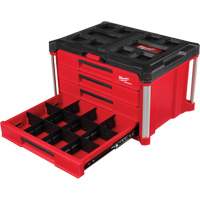 Boîte &agrave; outils avec 4 tiroirs PackOut, 16-3/10" x 22-1/5" x 14-3/10", Rouge OCP Construction Supplies