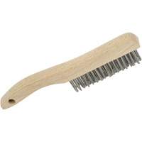 4SHSS Hand Scratch Brushes, Stainless Steel, 4 x 16 Wire Rows, 10" Long OCP Construction Supplies