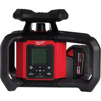 M18 Red Exterior Dual Slope Rotary Laser Level Kit with Receiver & Remote, 4000' (1219.2 m) OCP Construction Supplies