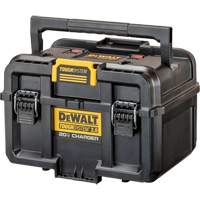 Chargeur 20V &agrave; deux ports ToughSystem 2.0, 14" x 15" x 9", Noir/Jaune OCP Construction Supplies