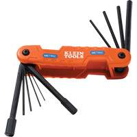 Pro Folding Hex Key Set, 10 Pcs., Metric OCP Construction Supplies