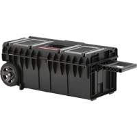 Arx Long Rolling Tool Chest, 31-1/5" x 15-1/5" x 12-7/10", Black OCP Construction Supplies